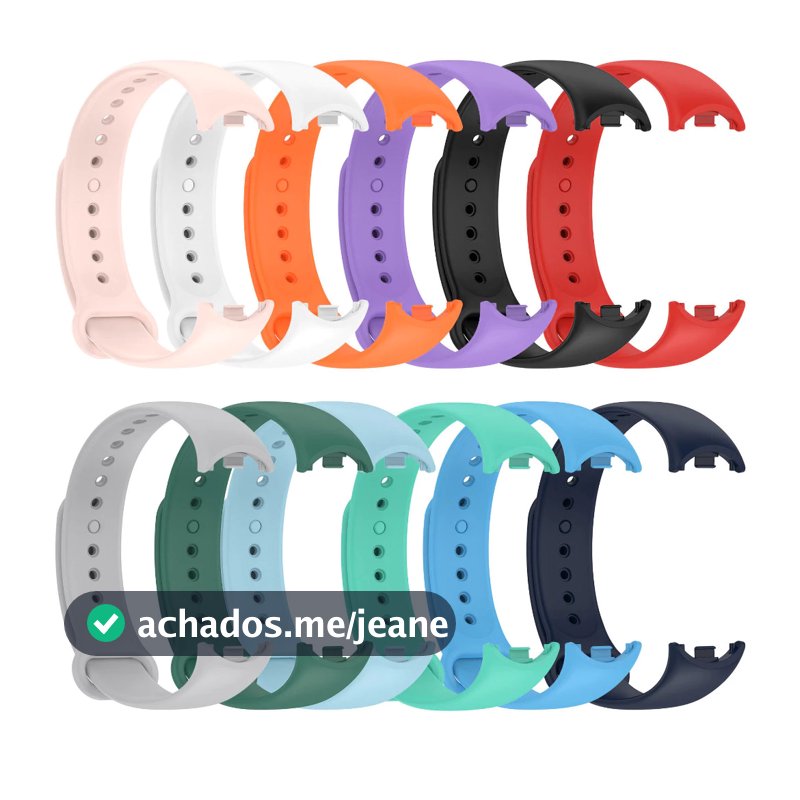 Novo Pulseira de Silicone Para Smartwatch Xiaomi Mi Band 8/9/10 Relógio MiBand Sport