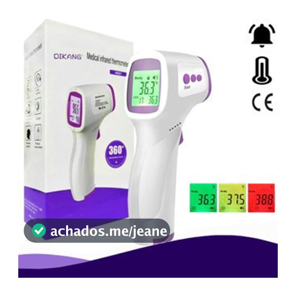Termômetro Termometro Digital Infravermelho Medição Temperatura Corporal(Preste atenção à instalação da bateria)