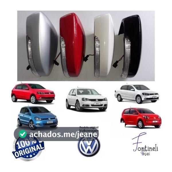 Capa Retrovisor Up Voyage Polo Saveiro Gol fox + Pisca  Original Novo