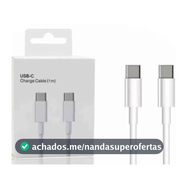 Cabo de Carregador Tipo C 60w Usb-c PROMOÇÃO