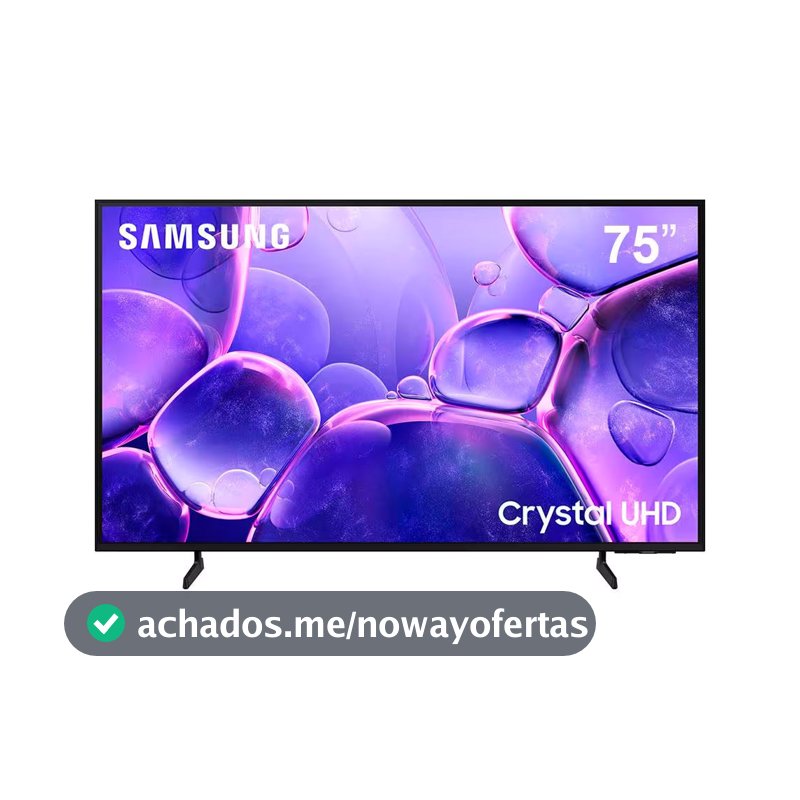 Smart TV 75 4K Samsung 75U8600F Crystal HDR Tizen Alexa e Xbox Gaming