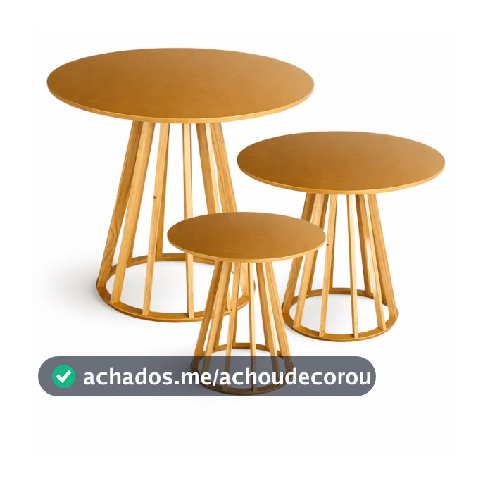 Trio de Mesa Ripada Cônica Festa Aniversário Evento