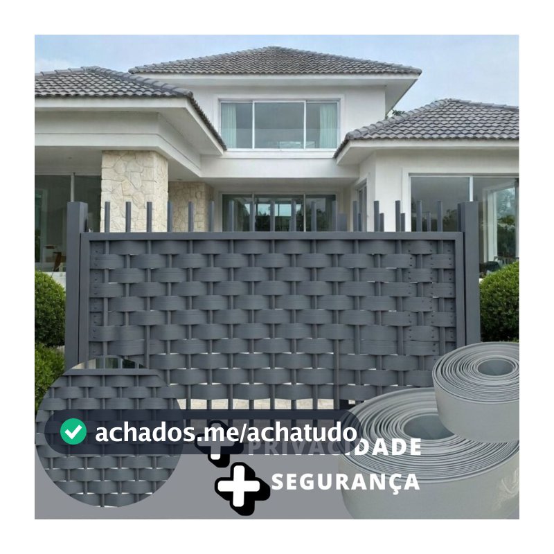 Protetor de Portão Varias Cores  (Tam: 50, 25 ou 10m de comp X 7 cm de altura)