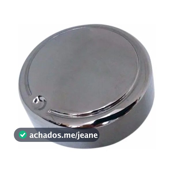 Manipulador Botão Forno Elétrico Fischer Cromado Original