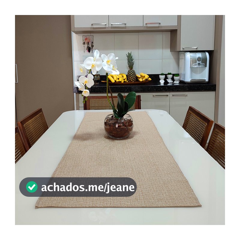 Caminho Trilho de Mesa Decorativo Linhão 1,80m x 0,50m Decoração - Várias Cores