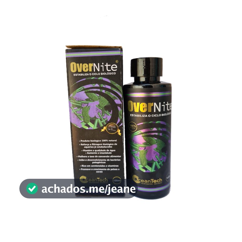 OverNite 120ml Estabiliza o ciclo biológico do Aquário