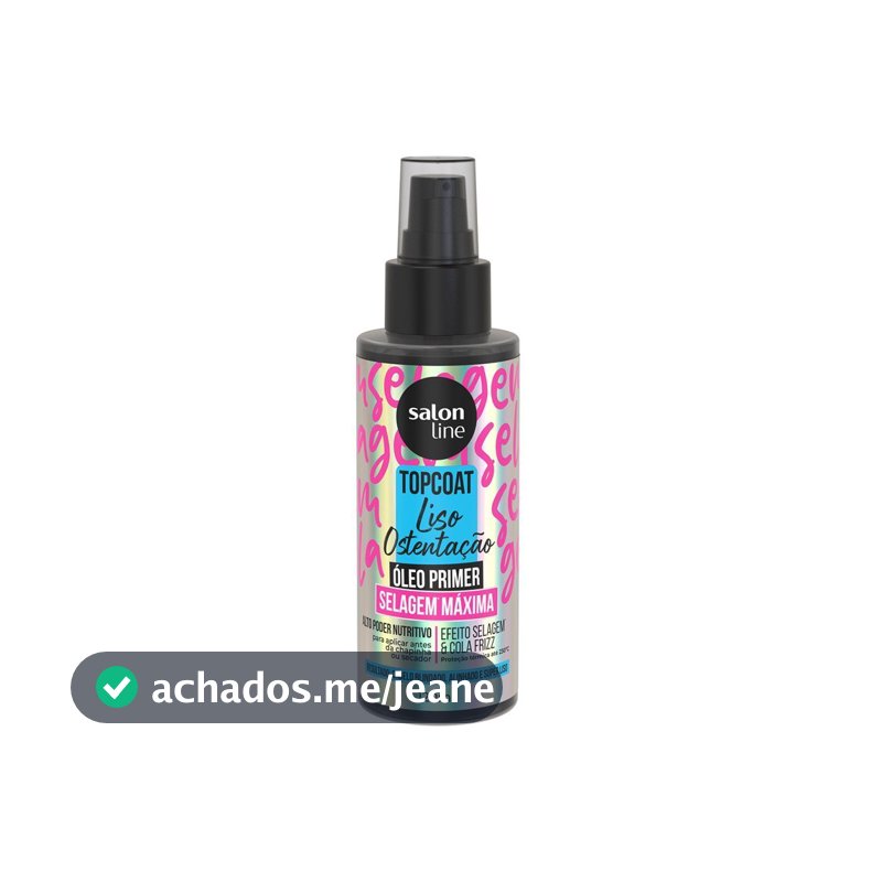Óleo Meu Liso Ostentação Top Coat 120ml