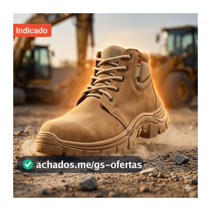 Bota Tenis Masculino com Palmilha Gel Coturno Adventure Cano Médio Cadarço