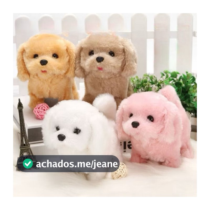 🐶✨ Cachorrinho de Pelúcia Interativo – Anda e Late de Verdade! ✨🐶