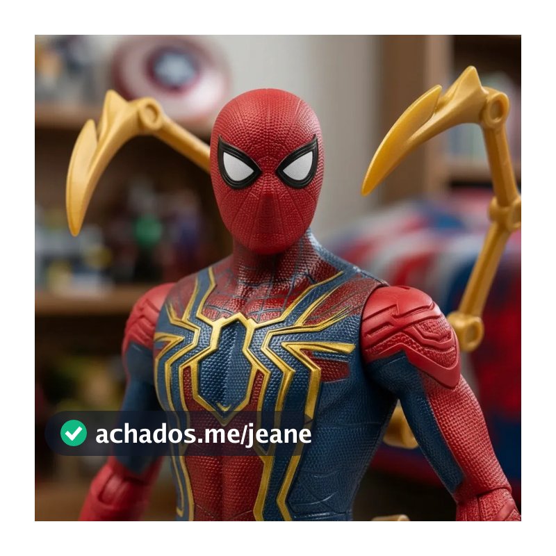 Boneco Homem Aranha Com Garras Morte Súbita com luz Articulado 15cm