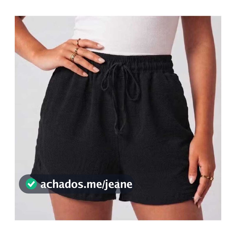 Kit 2 Shorts Feminino Duna Verão Leve Shortinho Tendência Moda com Elástico Cintura Alta