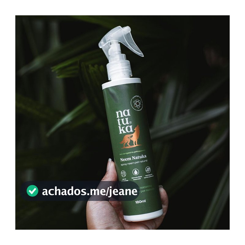 Spray Repelente Neem para Cães - Natuka