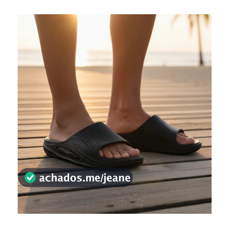 Chinelo Olympikus Slide Pleno Chinelo Premium Pós Corre Descanso Confortável Macio Original