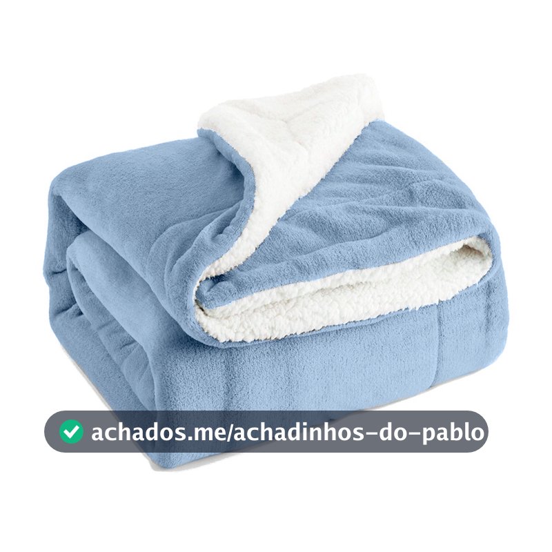 Coberdrom Bebê Sherpa dupla face varias estampas e cores