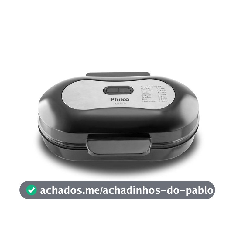 Multi Cook Philco 850W Sem Óleo Maxx Clean