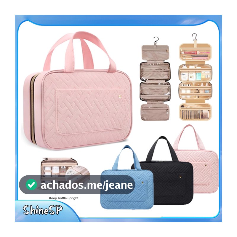 Necessaire Viagem Bolsa Travel Maquiagem Gancho Divisórias  alta qualidade