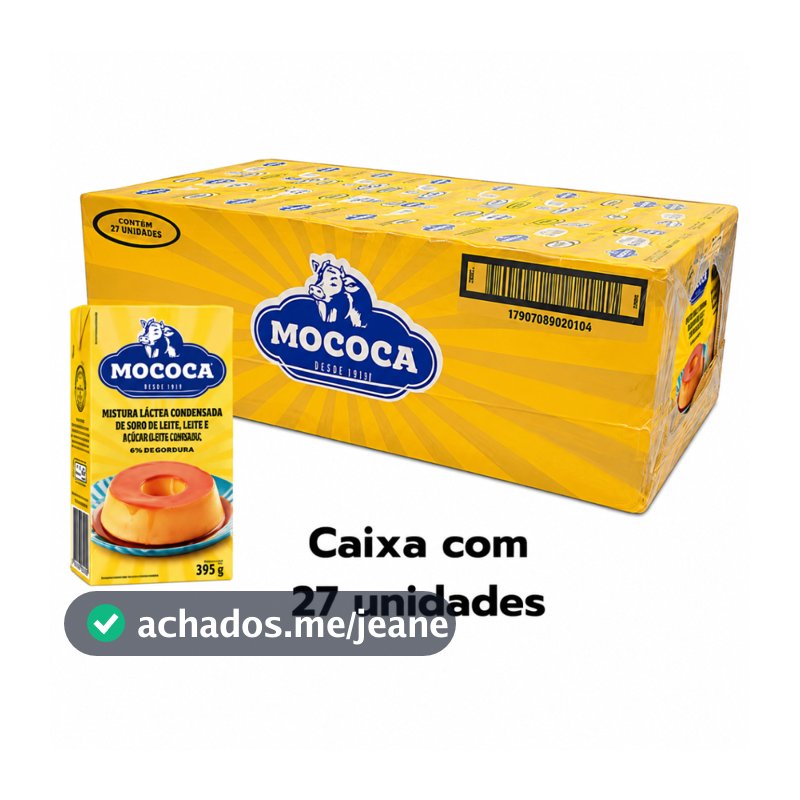 Leite Condensado Kit C/ 27 Unidades 395g - Mococa Mistuta láctea