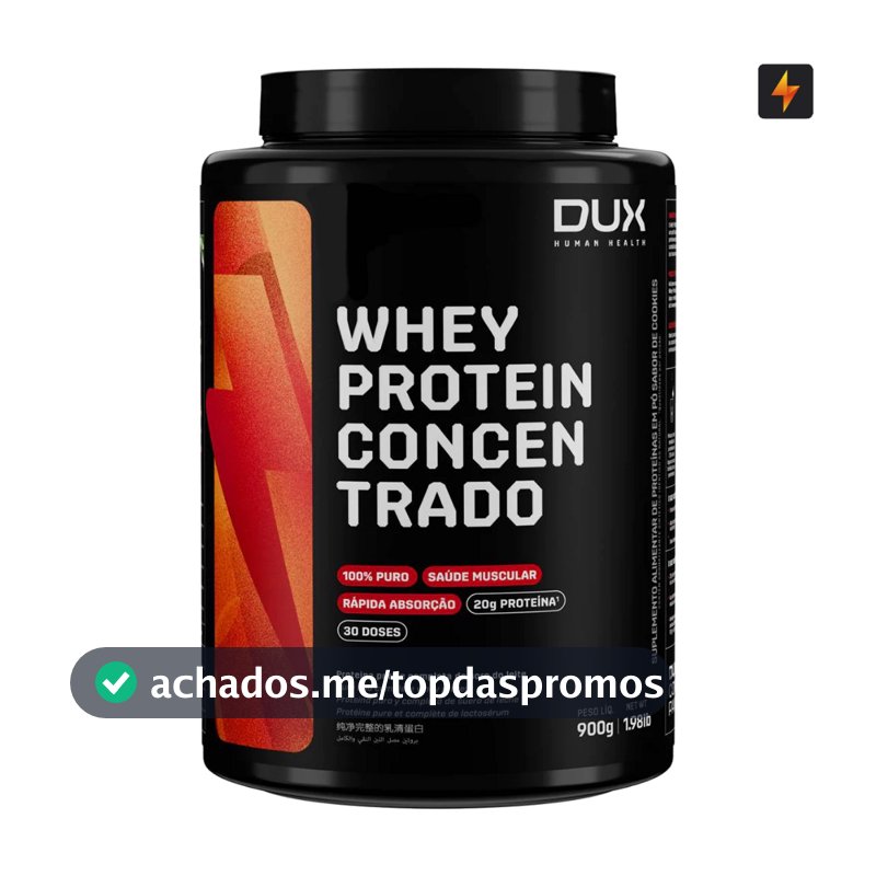 Whey Protein Concentrado 900g Dux Nutrition Human Health