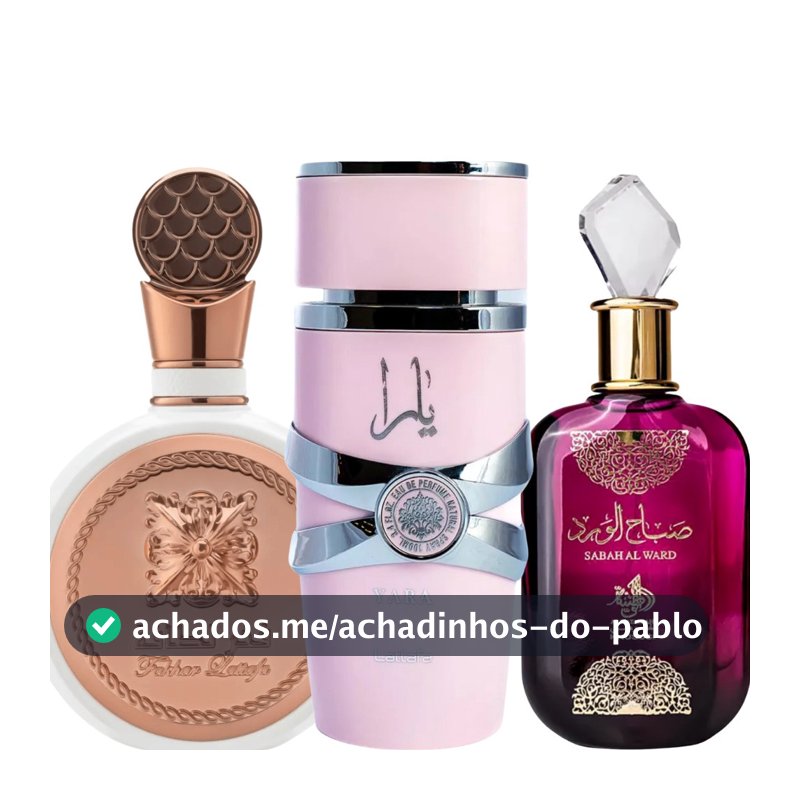 Perfume Árabe Feminino Importado 60ml Eau de Parfum Alta Fixação Doce...