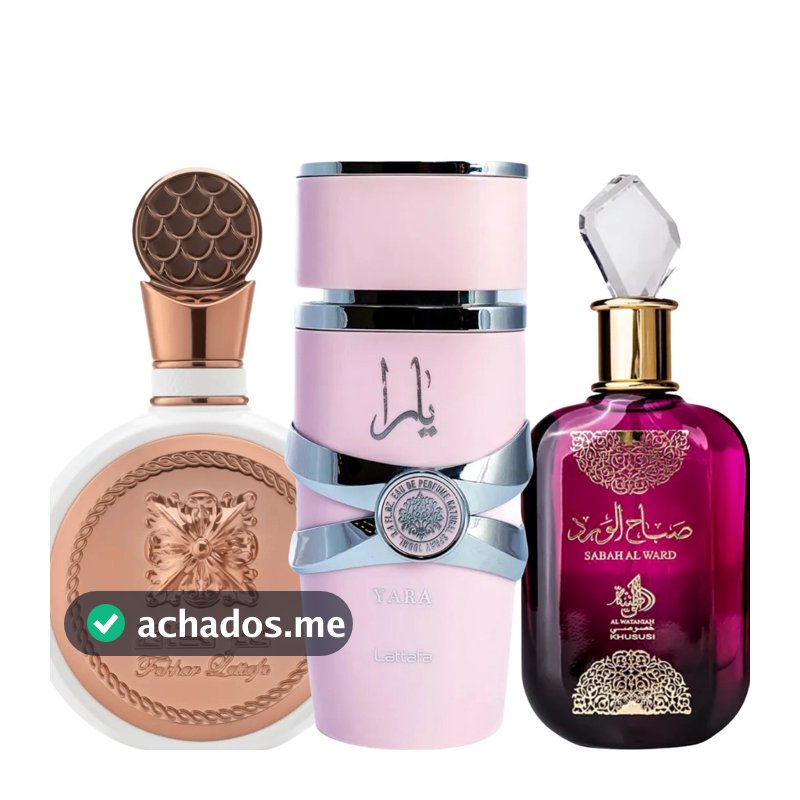 Perfume Árabe Feminino Importado 60ml Eau de Parfum Alta Fixação Doce...