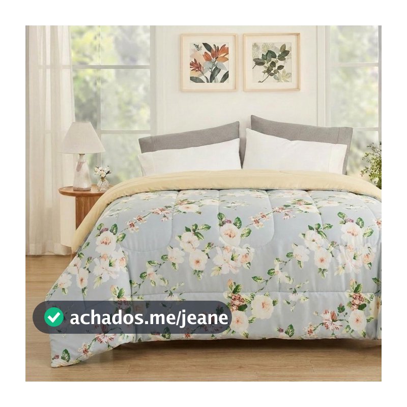 kit Edredom 3 peças King Sonhare Estampado Macio Suave Queen Cobertor Leve Cama Quentinho + Par de Fronha