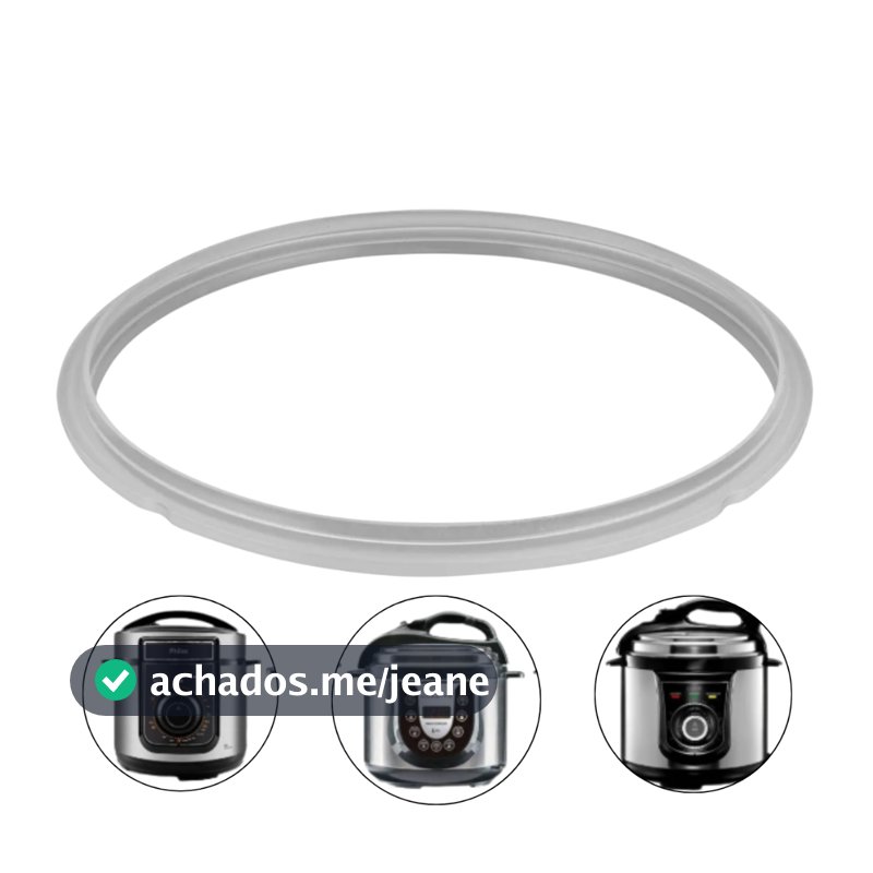 Borracha De Vedação Panela Elétrica de Pressão 20cm 24cm Silecone Universal 4L e 6L