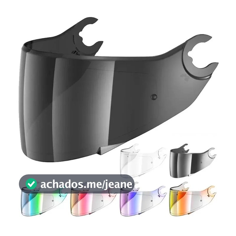 [2025NOVO]Viseira de Capacete de Motocicleta para Shark Skwal D-Skwal 2 Spartan Carbon