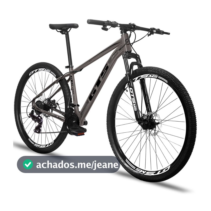 Bicicleta Aro 29 Gts Feel GLX 21 Marchas freios à Disco Câmbios Shimano Quadro de alumínio