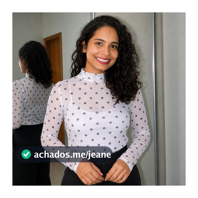 Blusa Tule Manga Longa Estampada Transparente Confortável Para Outono Inverno- Moda Feminina