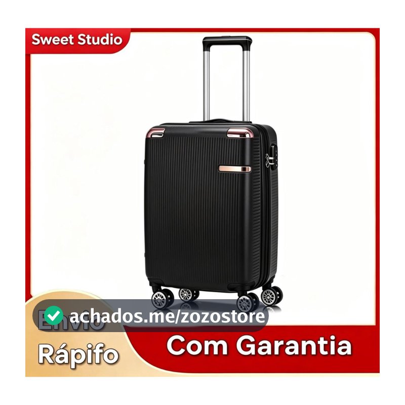 Malas Para Viagem De Bodo 10KG Padrão Anac Com Zíper Expansível Rodinhas 360 Pequena Bagagem de Mão