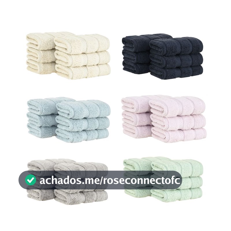 Kit 6 peças Toalha Lavabo Buddemeyer Vision Dual Air