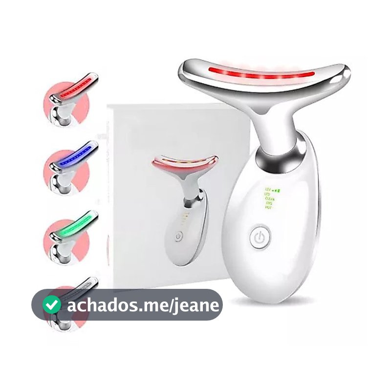 MASSAGEM FACIAL Bivolt  -  Led Aparelho Tratamento Com - Original Premium Lacrado Envio Rápido