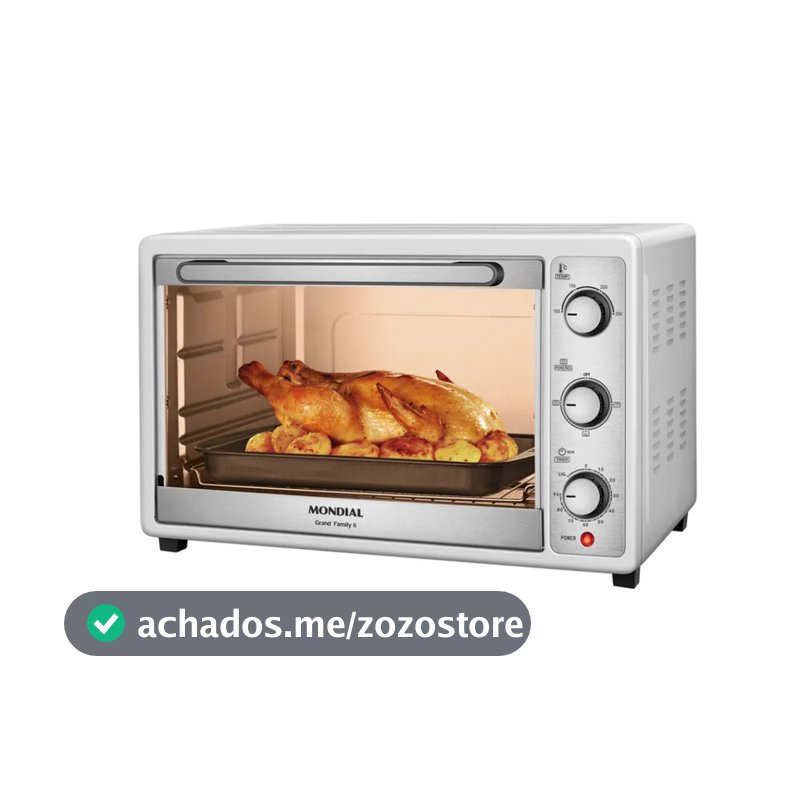 Forno Elétrico Mondial Grand Family II 52L FRN-52-W 1800W 127V
