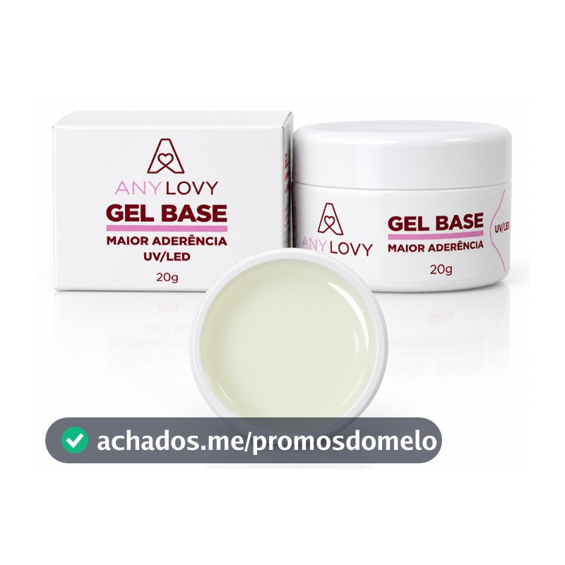 Gel Base AnyLovy Nail Designers de Alongamento de Unhas 20g