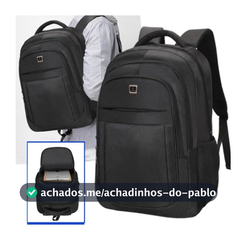 Mochila Masculina Bolsa Feminina Notebook Escolar Resistente Oferta