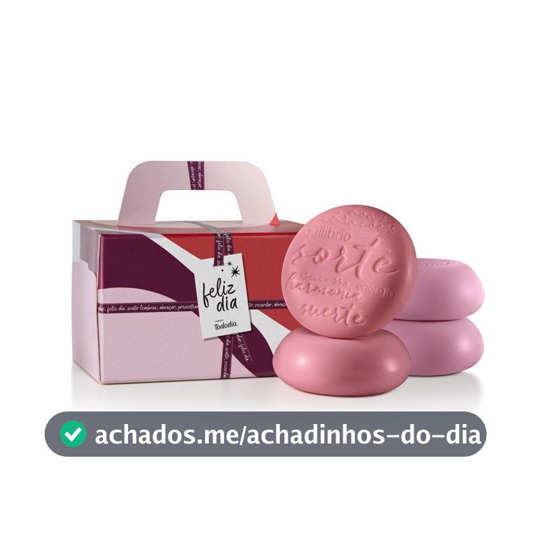 Presente Natura Tododia Sabonete Banho de Prosperidade 4un de 90g