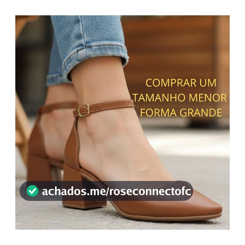 Sapato Feminino Social Scarpin Bico Fino Luxo Salto Baixo Gross 6cm Caramelo,Preto,Nude,Offwhite