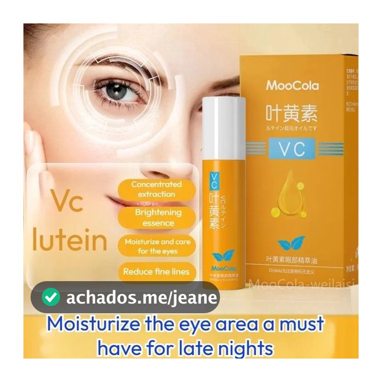 Óleo Essencial Para Olhos Luteína VC , Dinkiss , Remove Bolsas Os E Olheiras , Fórmula Vegetal , Reduz Linhas Finas