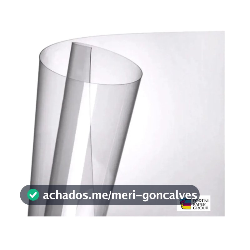 Acetato Transparente A4 20 micras Alta qualidade - 10 folhas