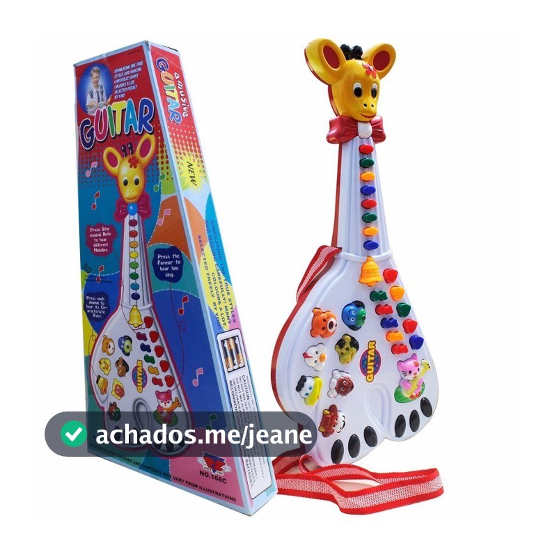 Guitarra Infantil Com Som De Bichos