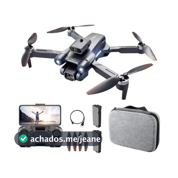 Mini drone LSRC Motor sem escova câmera dupla 4K cabeça para evitar obstáculos S1S versão de 2 baterias