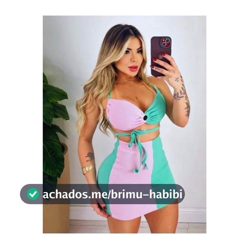 Conjunto Feminino Short-Saia Duo Color Carnaval Verão