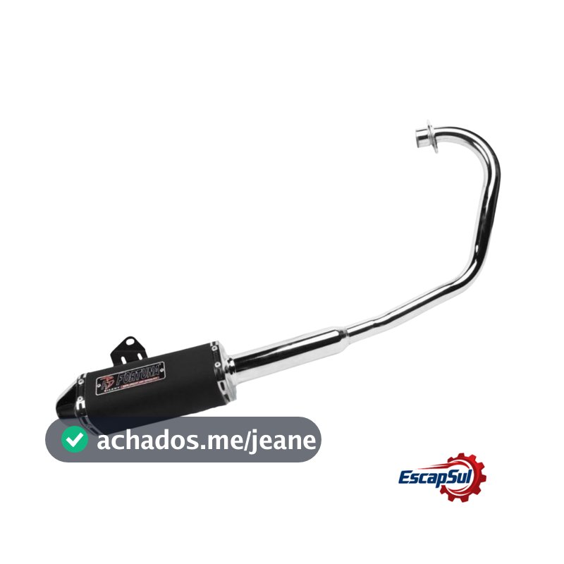 Escapamento Titan 150/ Fan 150 2014/2015/ Start 150 Fortuna Mini Tri