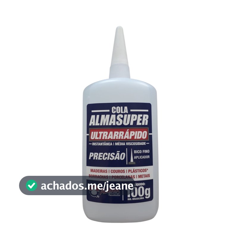 Cola Almasuper Bico Fino Aplicador 100g
