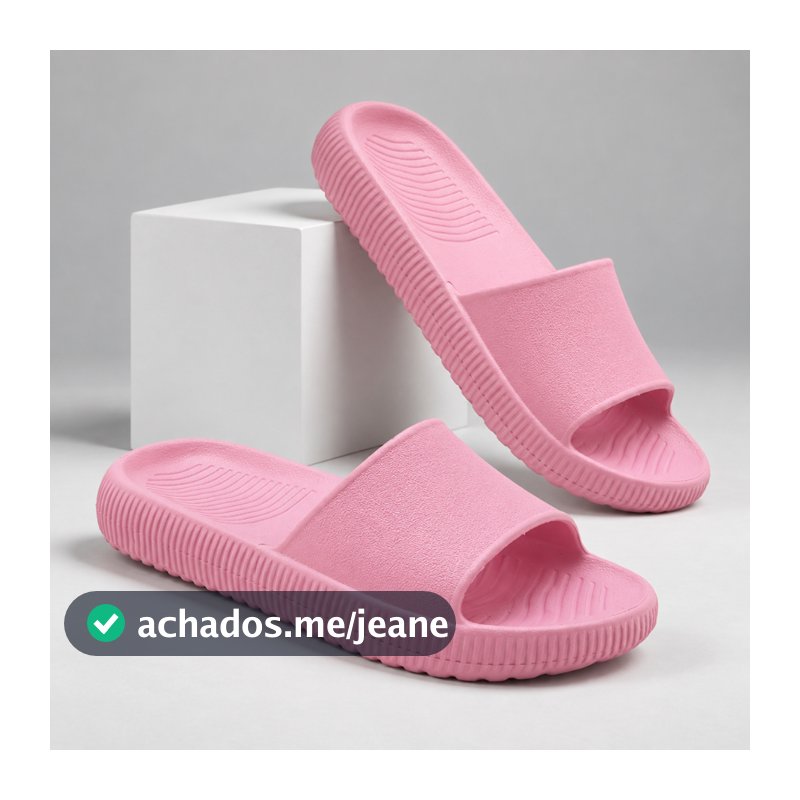Chinelo Slide Nuvem Feminino Macio Confortável Antiderrapante Infantil e Adulto Tamanhos 27 ao 40