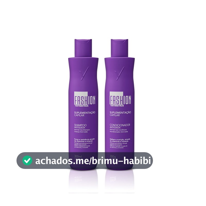 Kit Shampoo E Condicionador Antiqueda - Fashion Gold