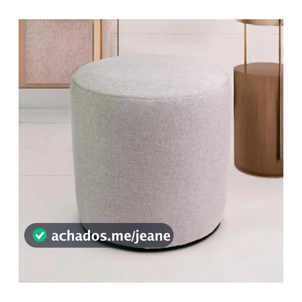 Puff Decorativo - Redondo - Sala Quarto Puff 8 Cores