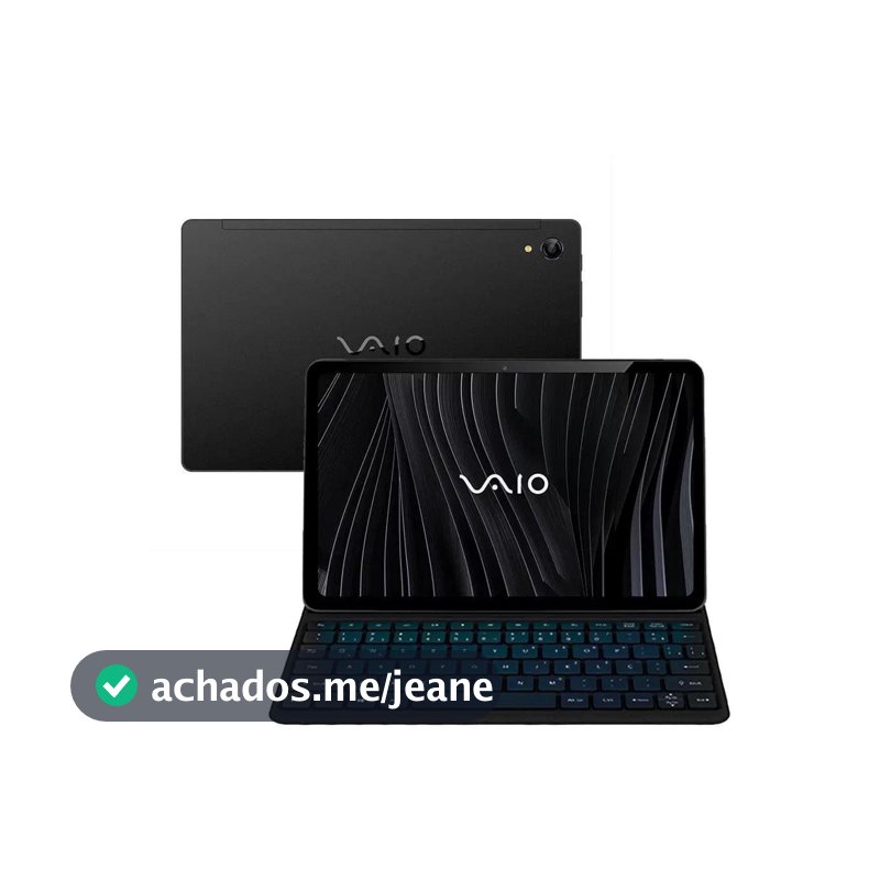 Tablet VAIO TL10 128GB 8GB RAM, 4G, Teclado Magnético, Tela 10.4” 2K  PRETO