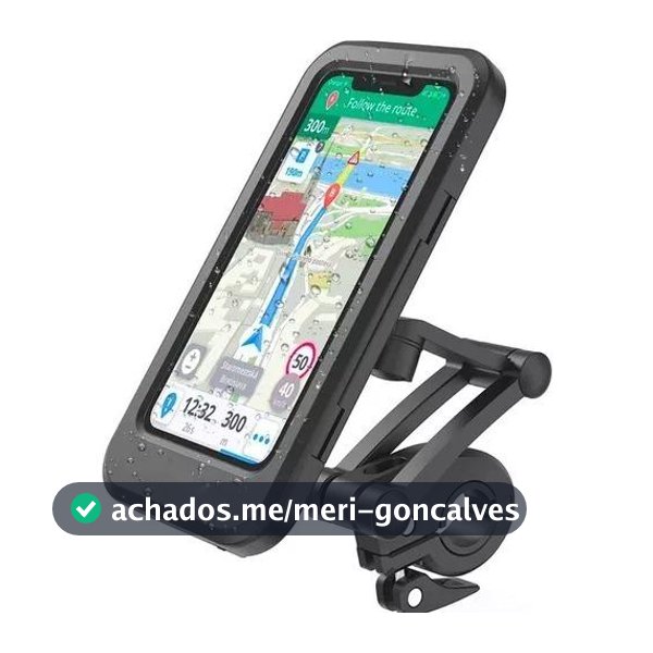 Suporte Porta Celular Moto Bike Á Prova Dágua 360° Articulado 6.5 POLEGADAS