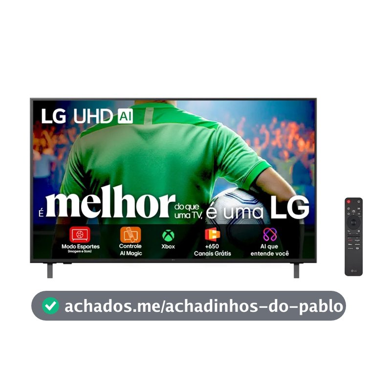Smart TV LG 65" LED, UHD 4K, 60 Hz, a7 AI Processor 4K Gen8 -  65UA8550PSA